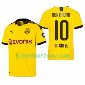 Koszulka Borussia Dortmund Mario Götze 10 Domowe Koszulki Piłkarskie 2019-2020 Krótki Rękaw